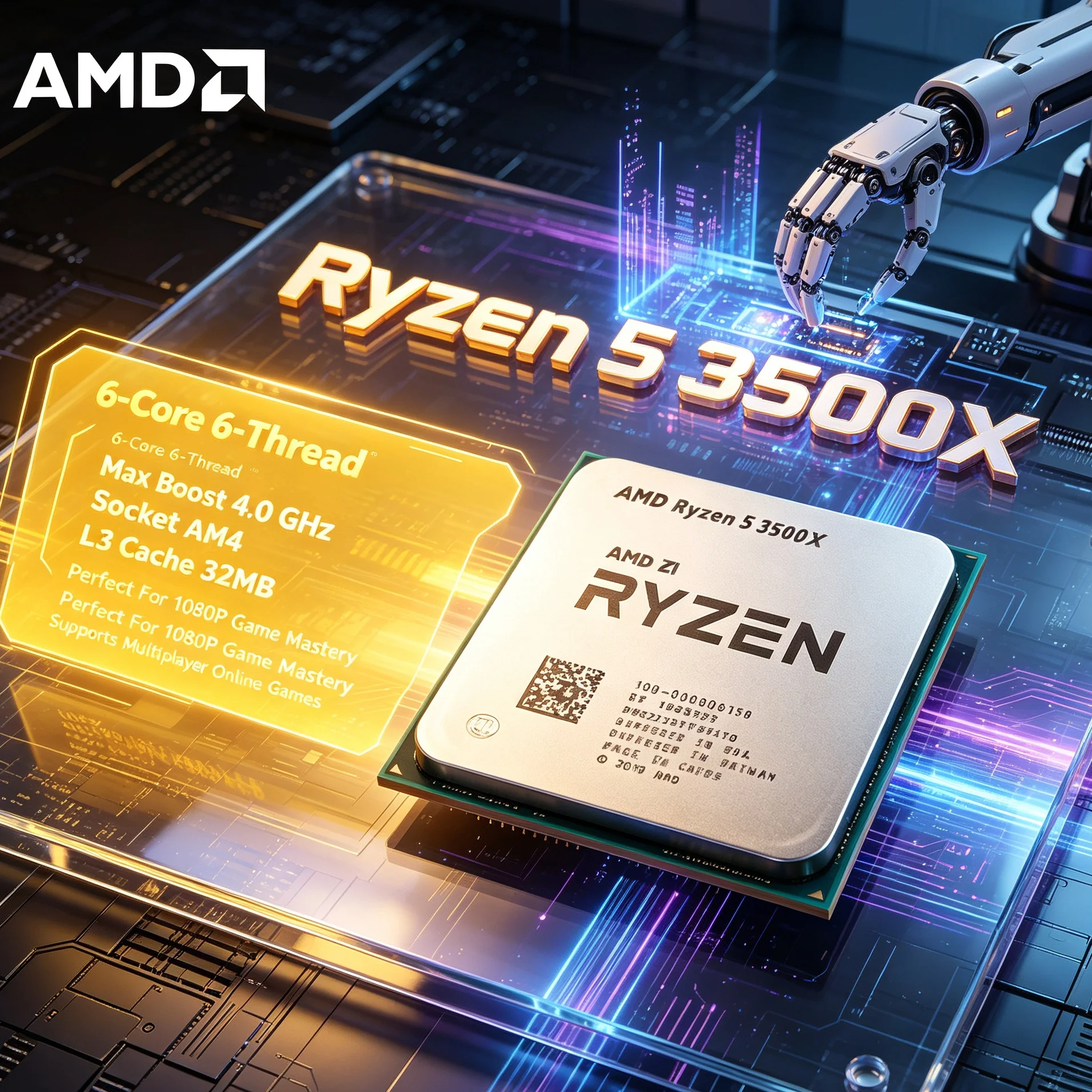 Pc Gaming Mid Range - Processore AMD Ryzen 5 3500X 3.6GHz