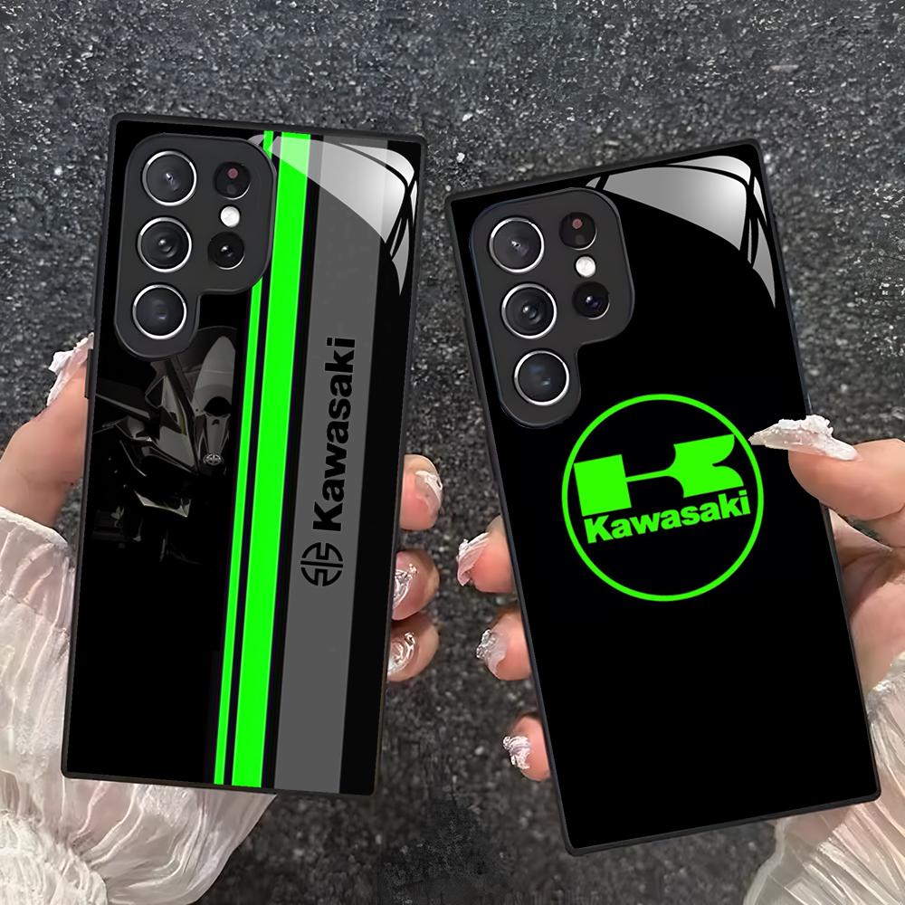 Pc Case Tempered Glass - Custodia per telefono Hot Motorcycle K-kawasakisES