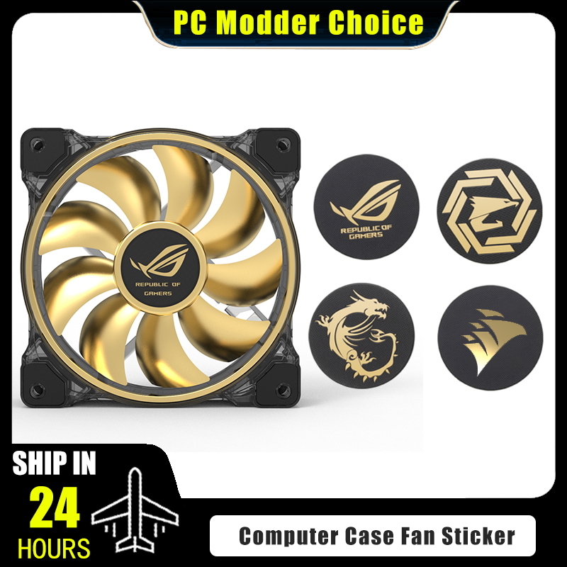 Pc Gaming Simulator - Adesivo logo ventola case computer, etichetta