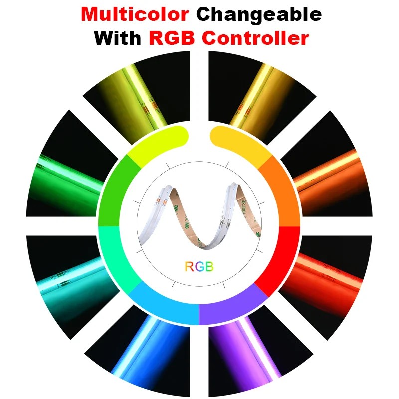 Striscia LED FCOB RGB Dimmerab - Rgb Light Strip recensione e prezzo