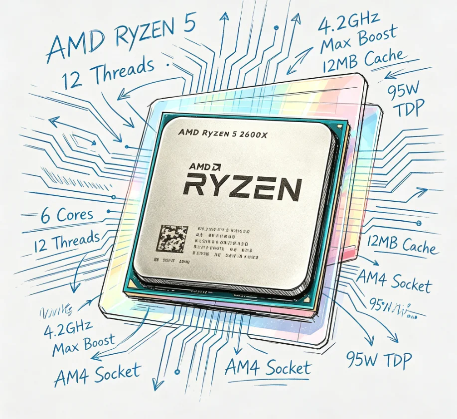 Processore Gaming AMD Ryzen 5  - Pc Gaming Mid Range recensione e prezzo