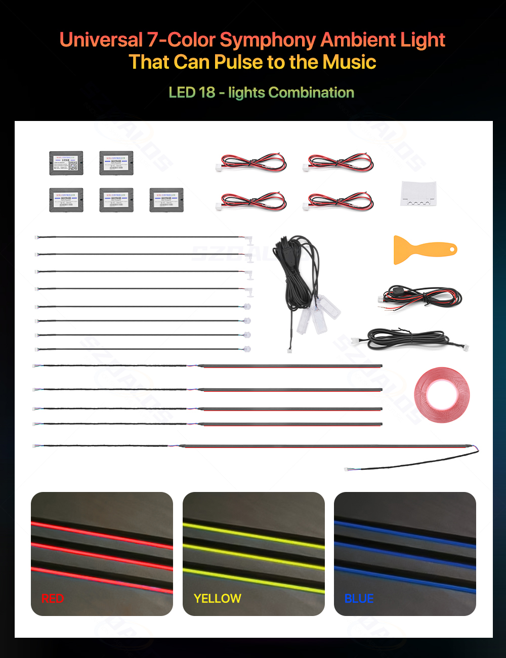 Kit Luci Ambientali per Auto 1 - Rgb Light Strip recensione e prezzo