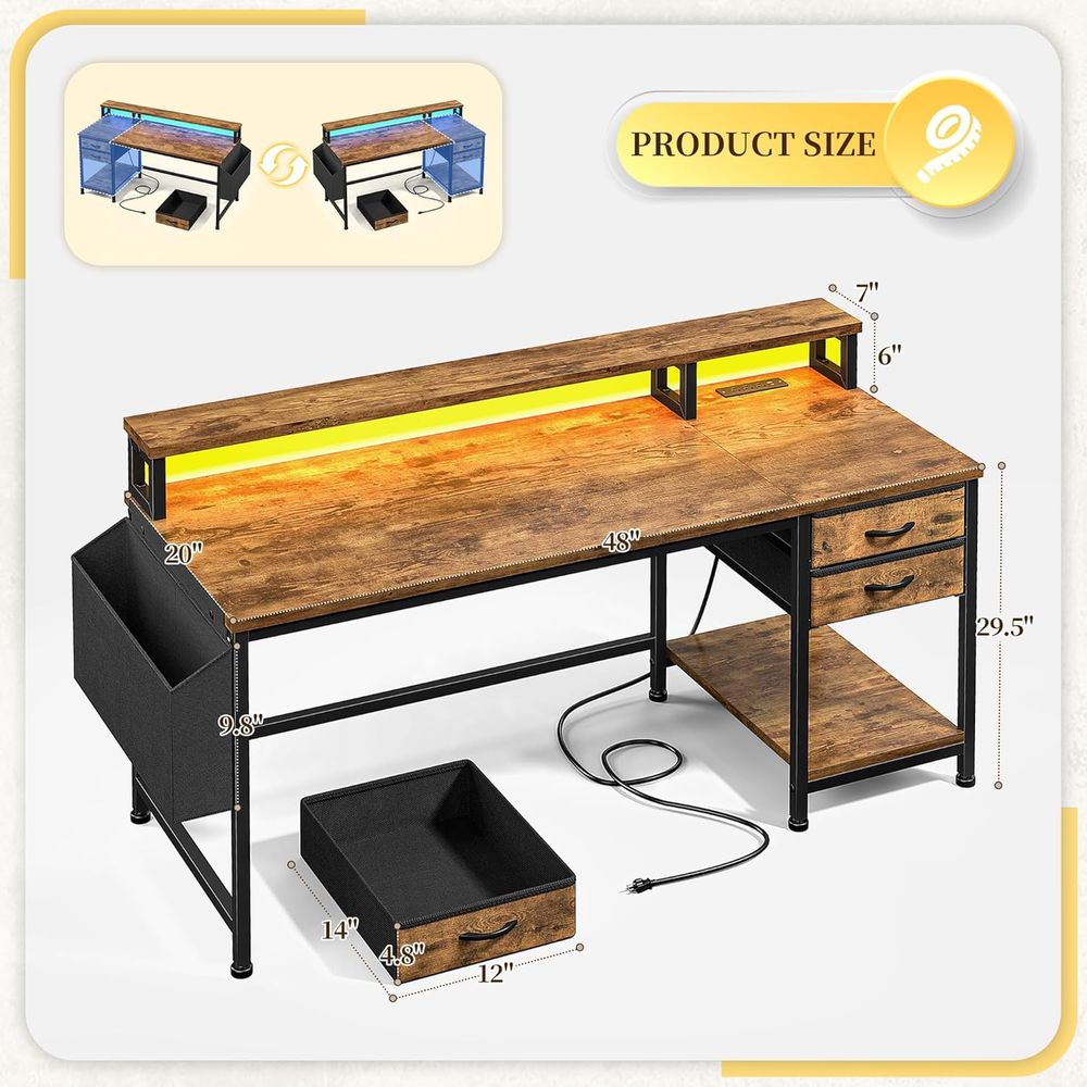 Scrivania da Gaming Compatta 4 - Rgb Light Strip recensione e prezzo