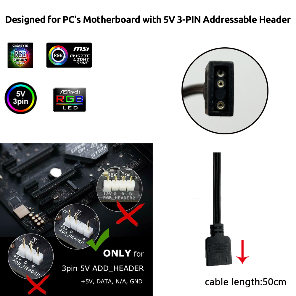 Striscia LED RGB 5V ARGB 3Pin  - Rgb Light Strip recensione e prezzo